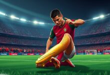 رونالدو يستبدل حذاءه الذهبي بين شوطي مواجهة البرتغال وكولومبيا في كأس العالم 2026