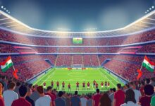 توافد جماهيري على ستاد الإسكندرية لمشاهدة مباراة مصر وإيران في كأس العالم 2026