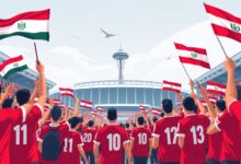 جماهير مصرية تتجه إلى ملعب لومن فيلد لدعم الفراعنة أمام إيران في كأس العالم 2026