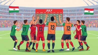كاريكاتير يبرز تأهل مصر إلى دور الـ32 في كأس العالم 2026 بعد التعادل مع إيران