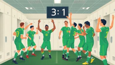 احتفالات نجوم منتخب مصر بعد فوزهم على نيوزيلندا في كأس العالم 2026