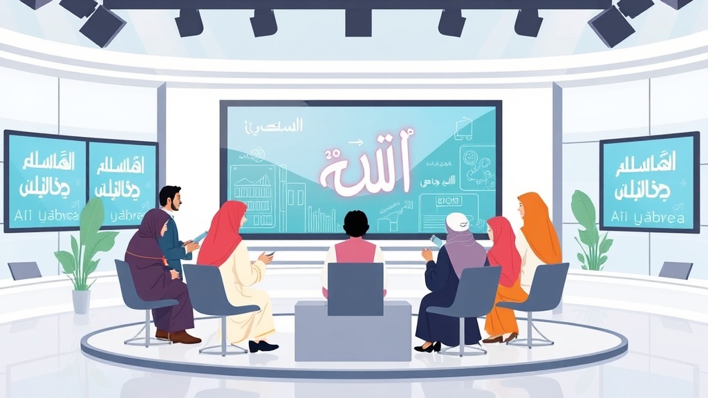 بدء تصوير مسلسل العربية للجميع من إنتاج اتحاد الإذاعات وتلفزيونات دول منظمة التعاون الإسلامي لتعليم اللغة العربية عبر الذكاء الاصطناعي