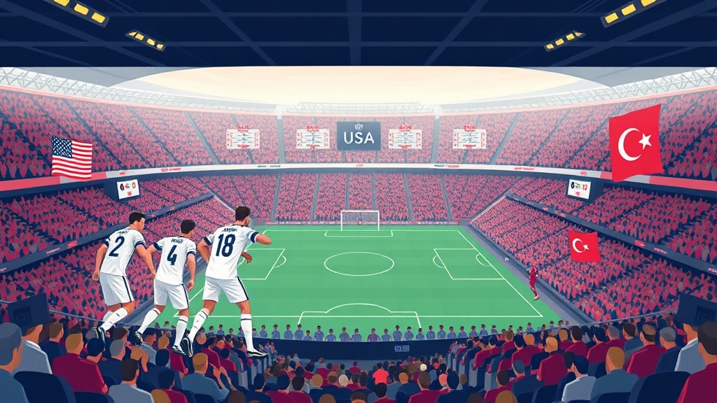 تشكيل أمريكا وتركيا الرسمي في مواجهة الجولة الثالثة من المجموعة الرابعة لكأس العالم 2026