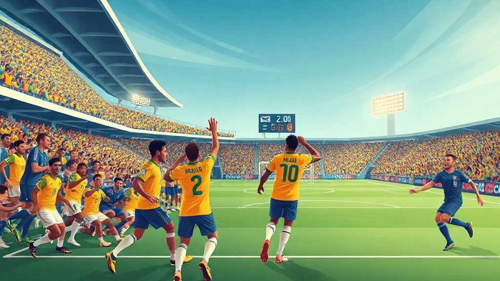 البرازيل تتقدم على اسكتلندا بهدفين في الشوط الأول بمونديال 2026