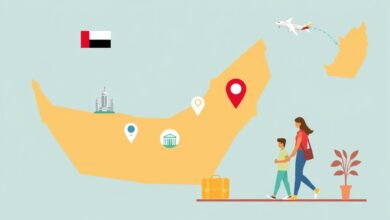 الإمارات تمنح تأشيرة دخول عند الوصول لست دول وتتيحها لأفراد أسرهم لمدة 14 أو 60 يوماً