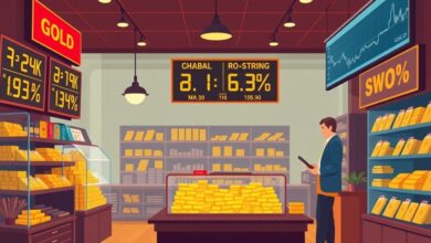 سعر الذهب اليوم في مصر يرتفع محلياً وتراجع عالمي بسبب الضربات الإيرانية الأمريكية