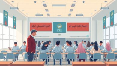 محافظ المنوفية يتفقد لجان امتحانات الثانوية العامة في المدارس الرسمية المتميزة لغات
