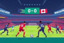 جنوب أفريقيا ضد كندا: شوط سلبى في افتتاح دور الـ32 لكأس العالم 2026