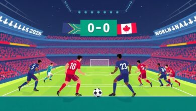 جنوب أفريقيا ضد كندا: شوط سلبى في افتتاح دور الـ32 لكأس العالم 2026