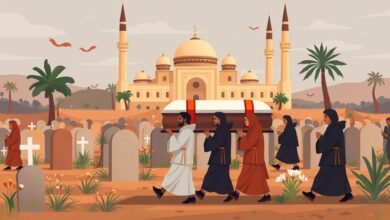 تشييع جثمان الدكتور عمرو حلمى وزير الصحة الأسبق من مسقط رأسه بالشرقية ودفنه فى مقابر العائلة