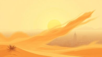 الأرصاد تكشف تطورات الطقس اليوم وتحذر من رياح محملة بالرمال