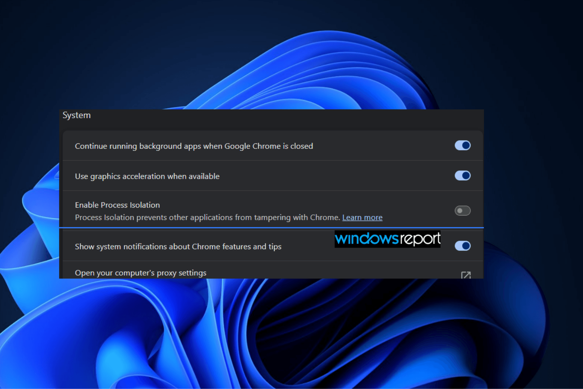 Chrome يطبق عزل العمليات على Windows بدءاً من الإصدار 151 ويتيح للمستخدمين التحكم فيه عبر الإعدادات