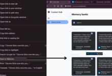 جوجل تختبر ميزة Save to Memory في Chrome Canary لالتقاط النص من الويب وتنظيمه وتحميله لاحقاً