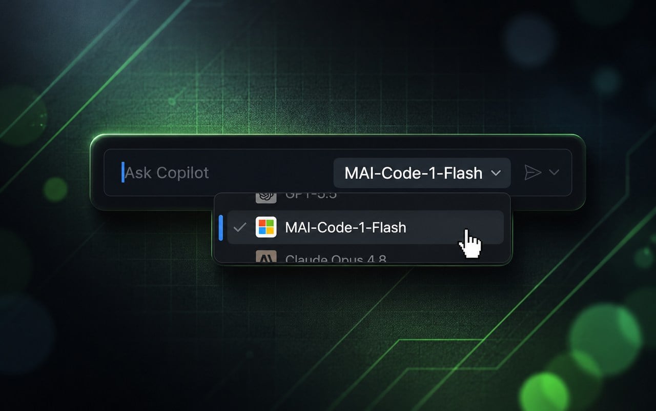 مايكروسوفت تطرح MAI-Code-1-Flash بشكل عام داخل GitHub Copilot Business وCopilot Enterprise