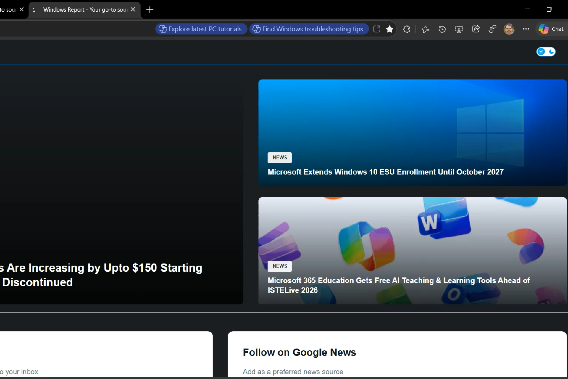 مايكروسوفت تختبر مقترحات Copilot السياقية في Edge Canary أثناء تحميل الصفحات