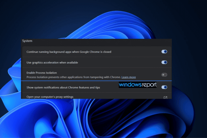 Chrome يطبق عزل العمليات على Windows بدءاً من الإصدار 151 ويتيح للمستخدمين التحكم فيه عبر الإعدادات