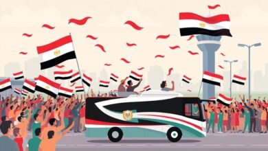 استقبال تاريخي يليق بإنجاز الفراعنة.. الجماهير تحتشد فى العلمين لتحية الأبطال