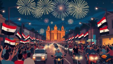 شوارع الشرقية تتحول إلى ساحة احتفال بتأهل منتخب مصر إلى دور الـ16 في مونديال 2026