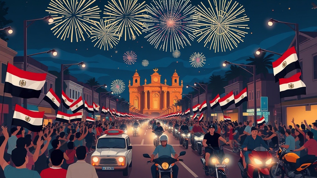 شوارع الشرقية تتحول إلى ساحة احتفال بتأهل منتخب مصر إلى دور الـ16 في مونديال 2026