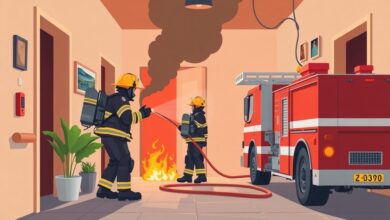 إخماد حريق في شقة سكنية بمنطقة فيصل في الجيزة دون إصابات وتوجيه النيابة للتحقيق