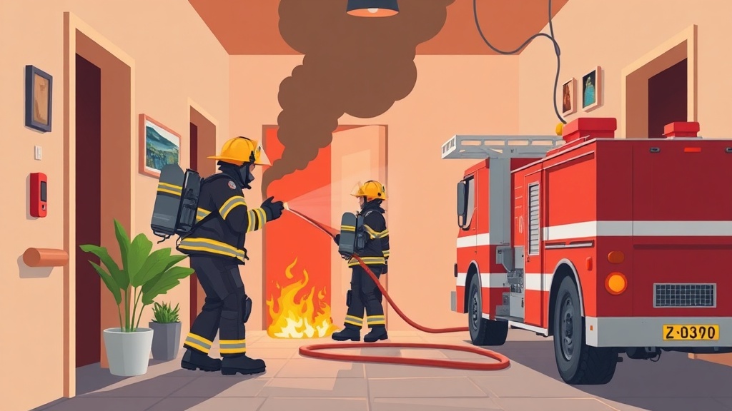 إخماد حريق في شقة سكنية بمنطقة فيصل في الجيزة دون إصابات وتوجيه النيابة للتحقيق