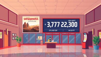 فيلم صقر وكناريا يتصدر شباك تذاكر السينما المصرية السبت بإيرادات 3.778 مليون جنيه