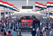 الفراعنة يصلون إلى فندق الإقامة بالعلمين عقب المشاركة التاريخية في كأس العالم 2026