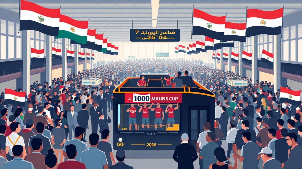 الفراعنة يصلون إلى فندق الإقامة بالعلمين عقب المشاركة التاريخية في كأس العالم 2026