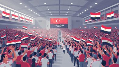 الجماهير المصرية تستقبل منتخبها الوطني بالعلمين الجديدة بعد المشاركة الأخيرة في البطولة الدولية