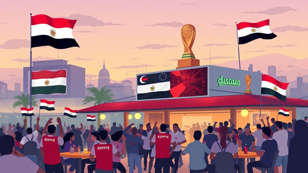 ازدحام الكافيهات في جنوب سيناء مع انطلاق مباراة مصر وأستراليا ضمن كأس العالم 2026