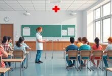 إسعاف 11طالباً وطالبة خلال لجان الثانوية العامة في الشرقية