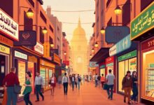 الإنجليزية تتسلل إلى الإعلانات والشوارع والمتاجر وتثير نقاشاً حول الهوية واللغة العربية