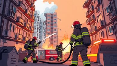 السيطرة على حريق داخل شقة سكنية في منطقة السلام دون إصابات