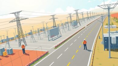 إطلاق التيار الكهربائي بموزِع ثالث ضمن مشروع تغذية المنطقة الصناعية بالعاشر من رمضان
