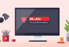 يتناول المقال إشعار McAfee المزيف الذي قد يظهر كصفحة أو إشعار أو إعلان يحاول خداعك للنقر أو مشاركة معلومات أو دفع مبالغ. يقدم إرشادات