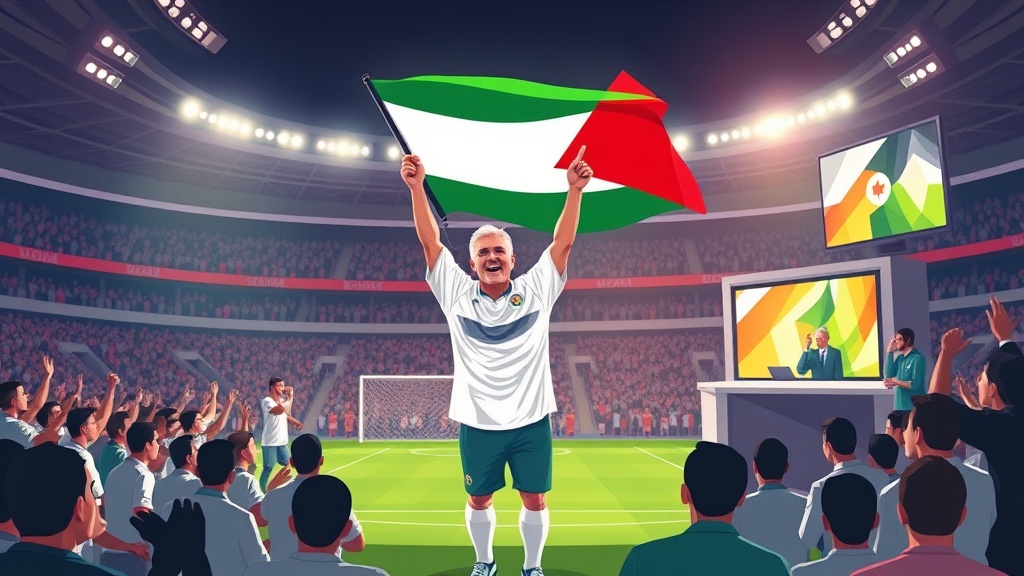 عمرو أديب: رفع علم فلسطين من حسام حسن جزء من الأمن القومي المصري ويخص الشعب المصري