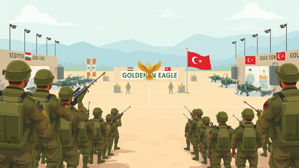 انطلاق فعاليات التدريب المصري التركي المشترك العُقاب الذهبي GOLDEN EAGLE بمشاركة قوات المظلات والصاعقة المصرية والقوات الخاصة التركية