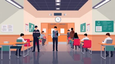توافدطلاب الثانوية العامة إلى لجان الفيزياء والتاريخ بالإسماعيلية وسط إجراءات تنظيمية وأمنية مشددة