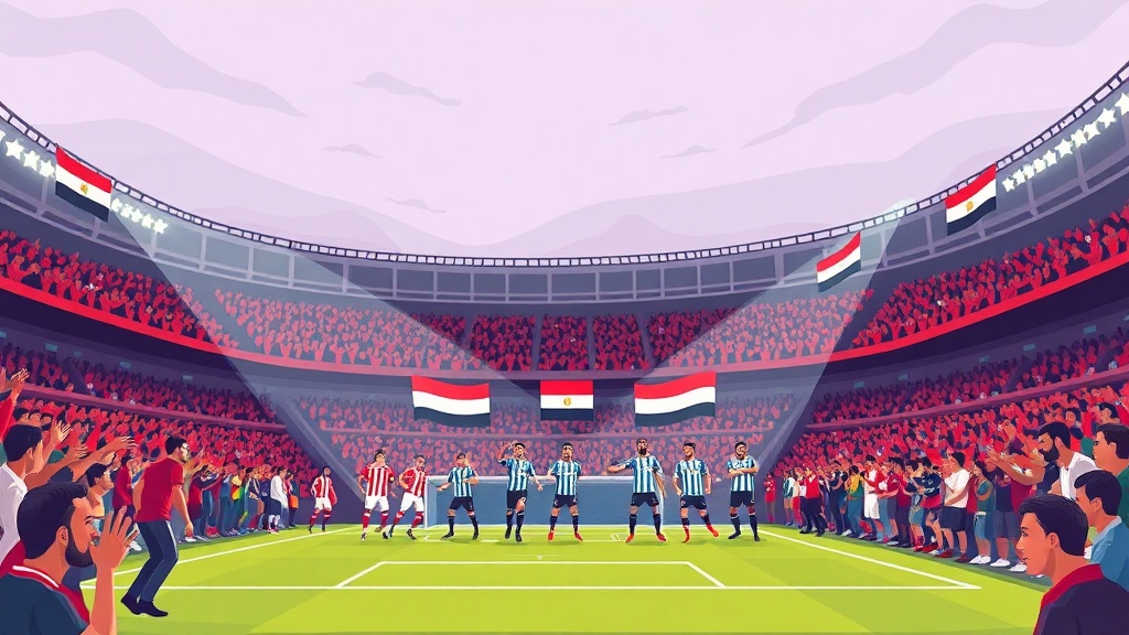 جماهير جنوب سيناء تحتفل بهدف مصر الثاني أمام الأرجنتين وتعلن تشكيلة الفراعنة لدور الـ16 من كأس العالم 2026