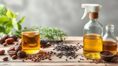 بخاخ شعريطبيعي من نواة البلح مع زيت الزيتون: خطوات التحضير والاستخدام