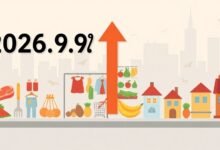 المركزي للإحصاء يعلن انخفاض التضخم الشهري في يونيو 2026 بنسبة 0.9% مع CPI يصل 289.5 نقطة