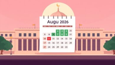 موعد إجازة المولد النبوي 2026 والعطلات الرسمية المتبقية في 2026