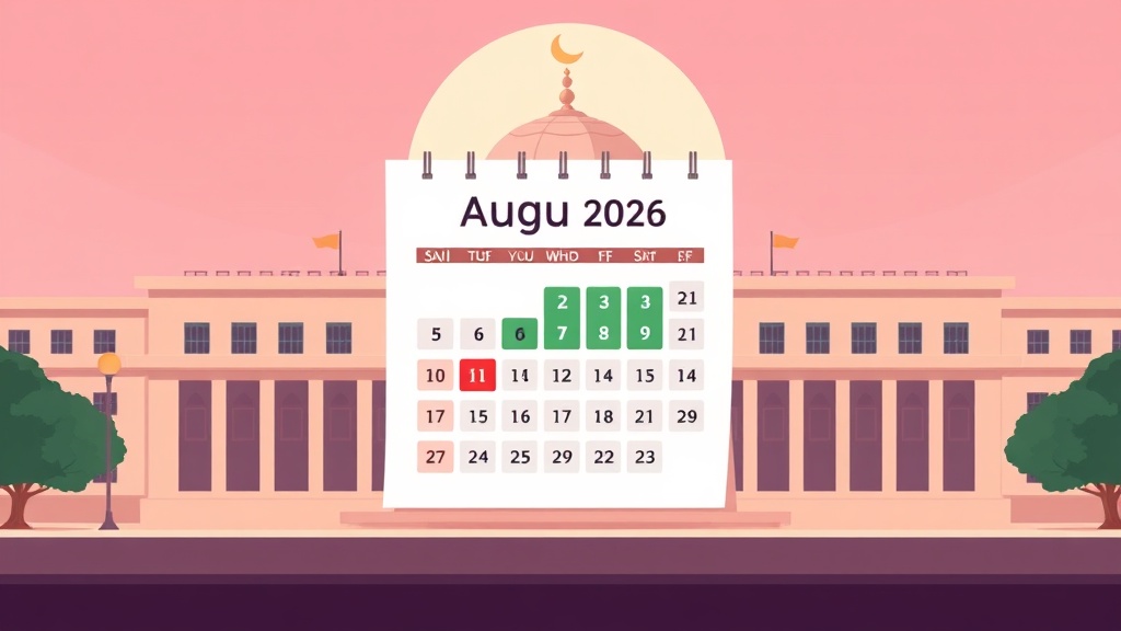 موعد إجازة المولد النبوي 2026 والعطلات الرسمية المتبقية في 2026
