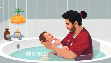 يونيسف تؤكد صحة صورة ميسي وهو يحمل رضيع لامين يامال وتكشف تفاصيلها من جلسة تصوير خيرية عام 2007