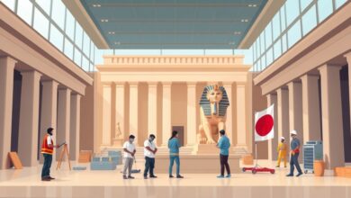 مشروع المتحف المصري الكبير وفريق الوكالة اليابانية للتعاون الدولي في مصر يحصدان جائزة رئيس JICA لعام 2025