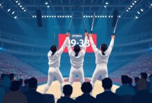 المنتخب المصري لسلاح سيف المبارزة يحصد البرونزية في بطولة العالم بهونج كونج بفوز درامي على إسرائيل