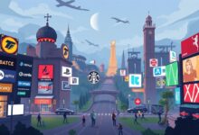 تتحدث المقالة عن مقاربة EA المتمثلة في جعل الإعلانات داخل الألعاب جزءاًطبيعياً من عملية التطوير من البداية، معطرح فكرة وضعها ضمن تصميم