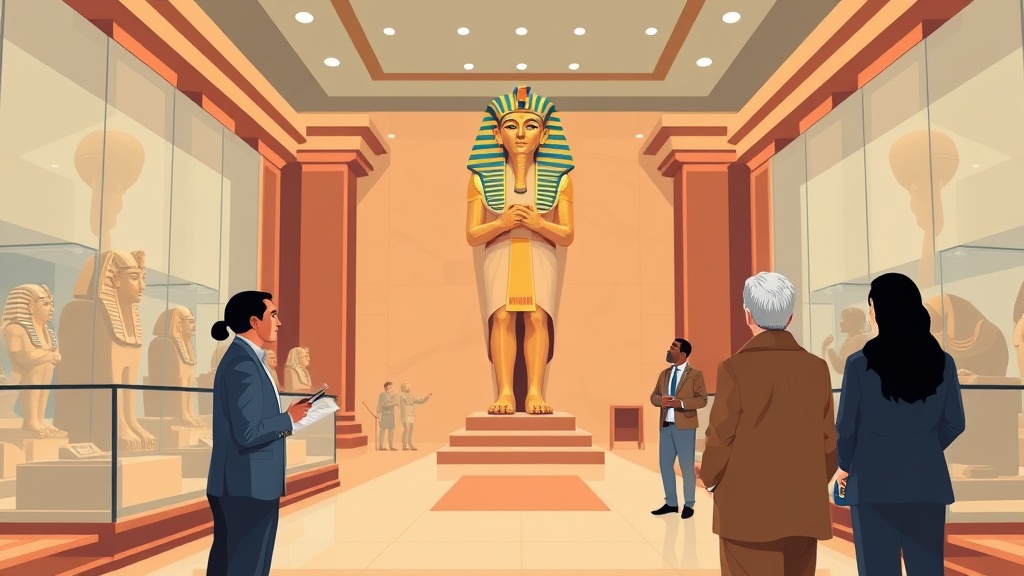 رئيس جمهورية مدغشقر يزور المتحف المصري الكبير ويعبِّر عن إعجابه بعظمته ومحتواه