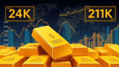 سعر الذهب اليوم الأحد 12-7-2026 في مصر وعالمياً يواصل الارتفاع محلياً