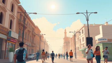 الأرصاد: استمرار الموجة الحارة اليوم مع ارتفاع درجات الحرارة وتزايد الرطوبة